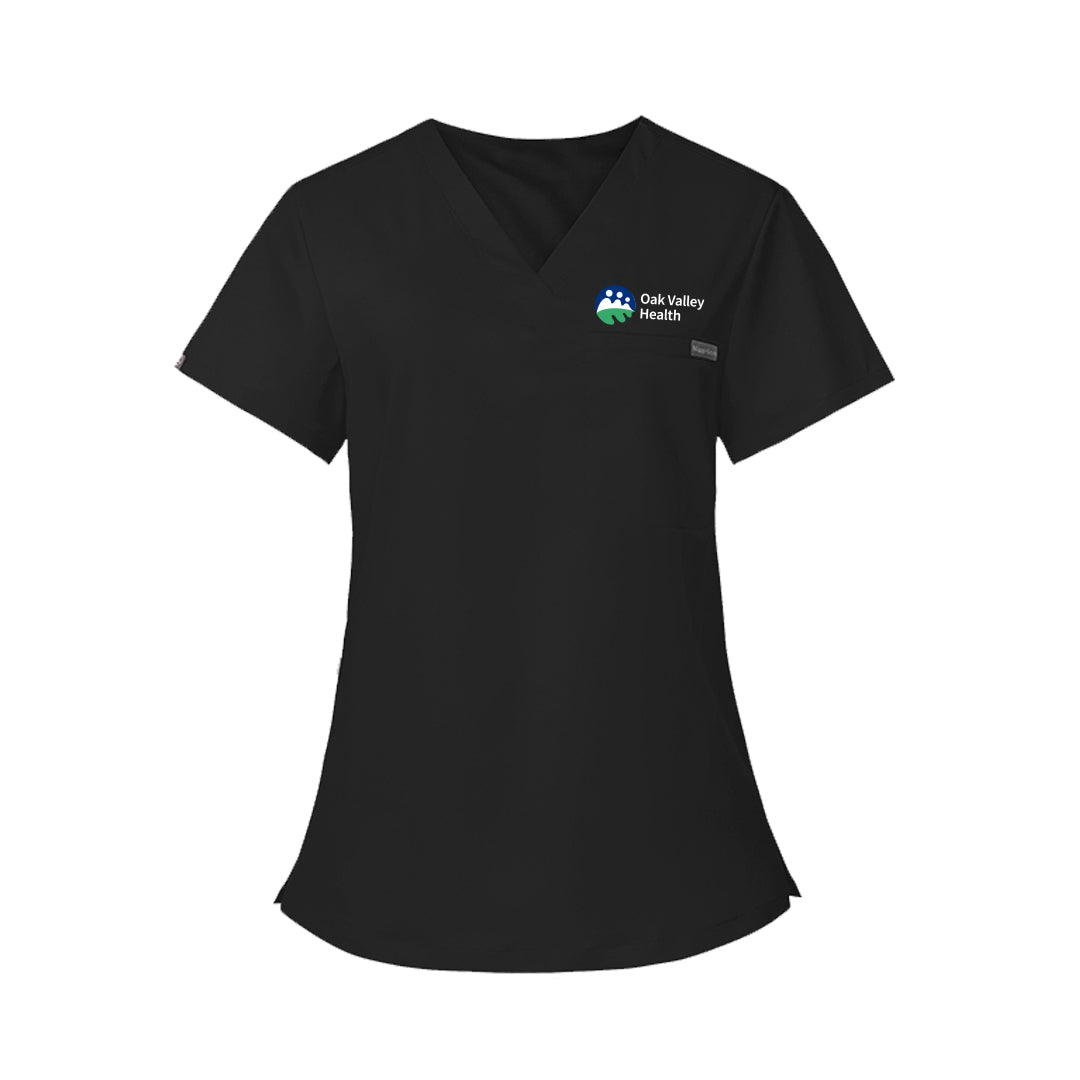 Slim Fit Scrub Shirt