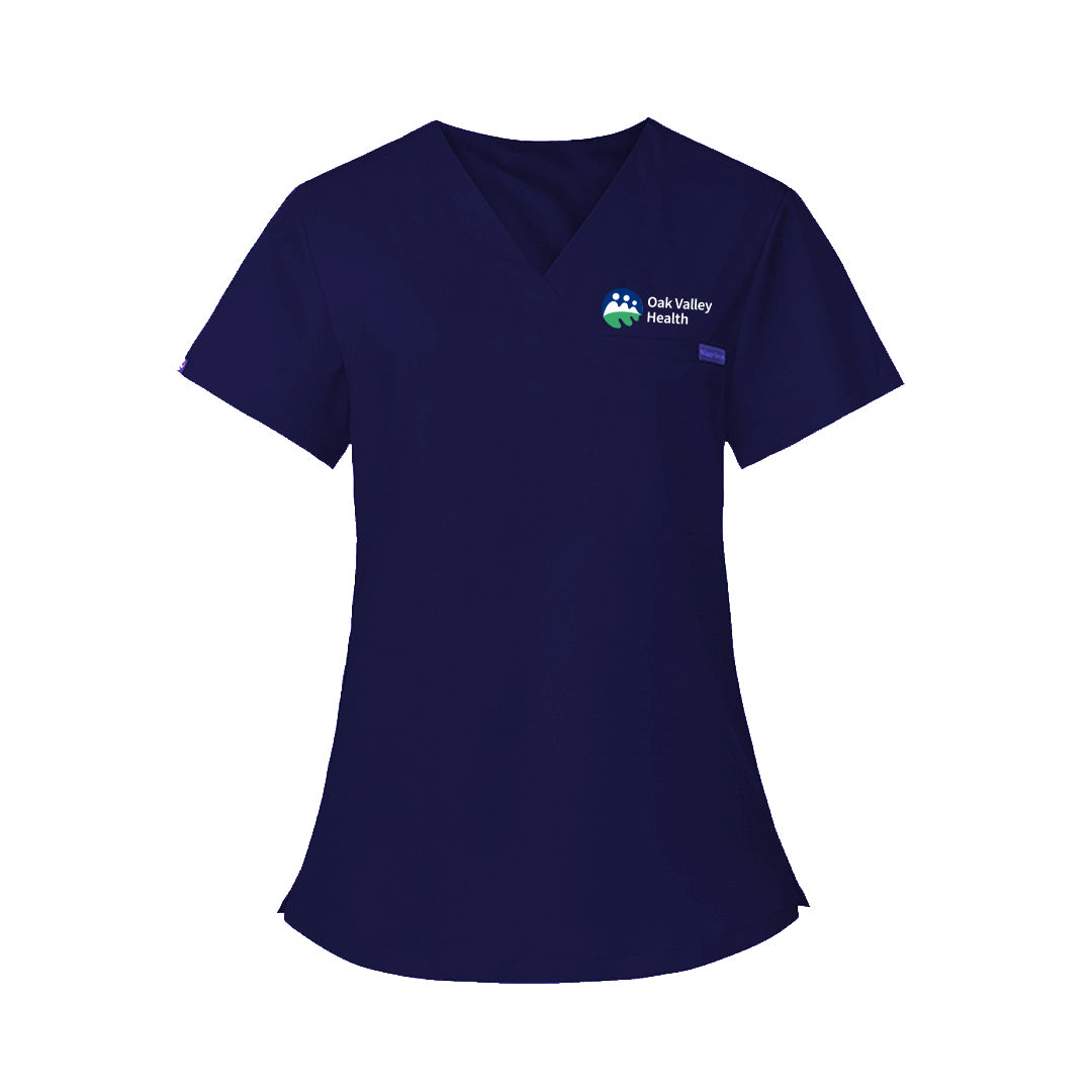 Slim Fit Scrub Shirt